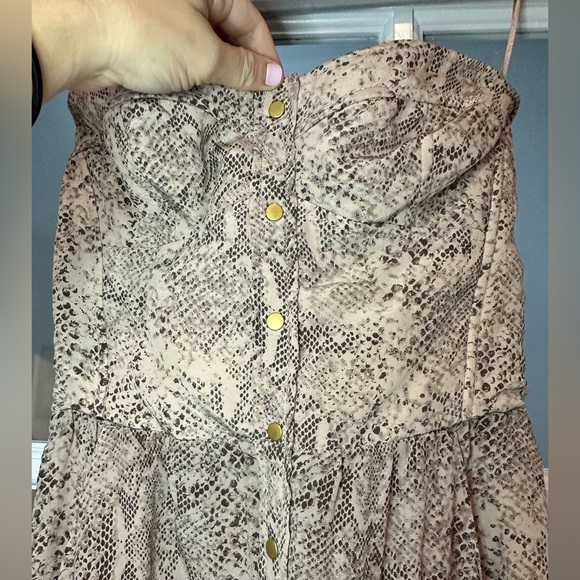Rebecca Taylor Snake Skin print dress - size 0 - Picture 4 of 7